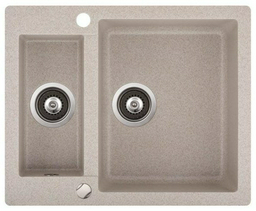 Кухонная мойка AQUASANITA SQC150-110AW бежевый