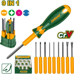 Jadever набор отверток JDSS1B10 SL3х65 мм, SL5х65 мм