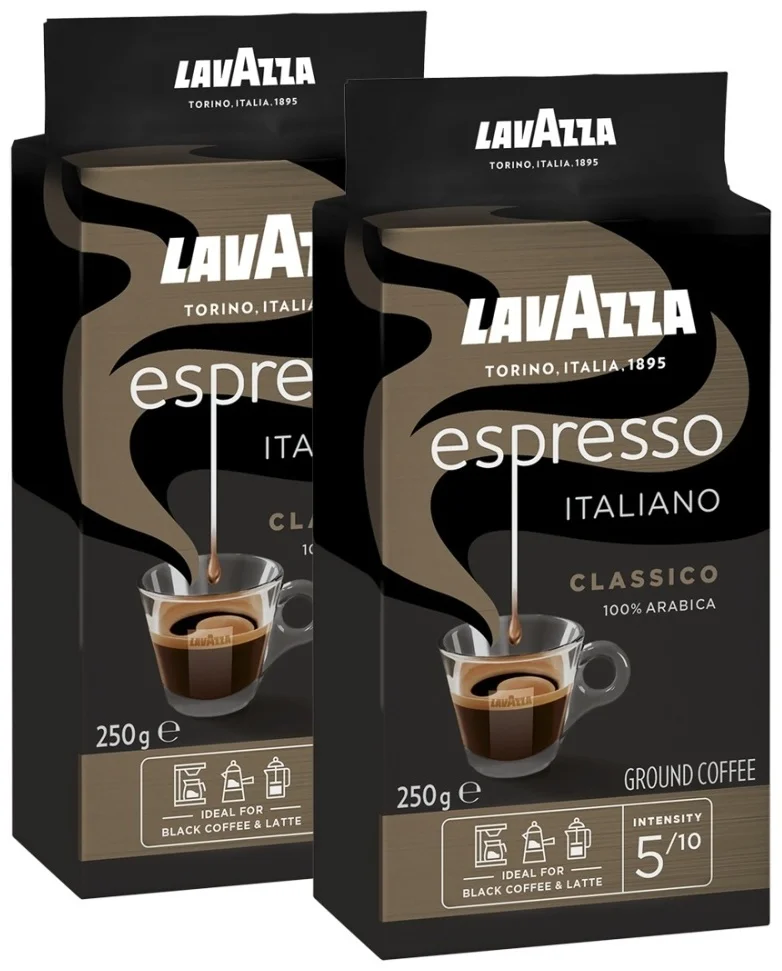 Кофе молотый Lavazza Caffe Espresso 250гр 2уп купить,12590