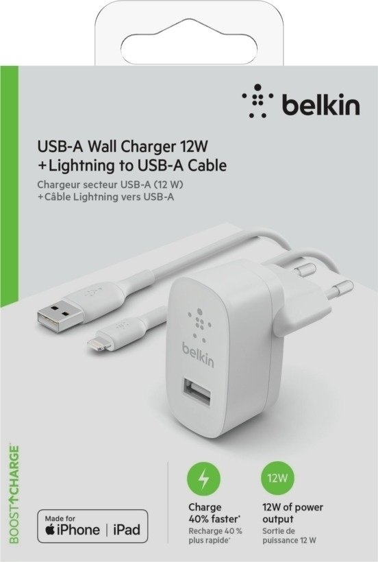 Зарядное устройство Belkin WCA002VF1MWH 12W белый купить,NaN
