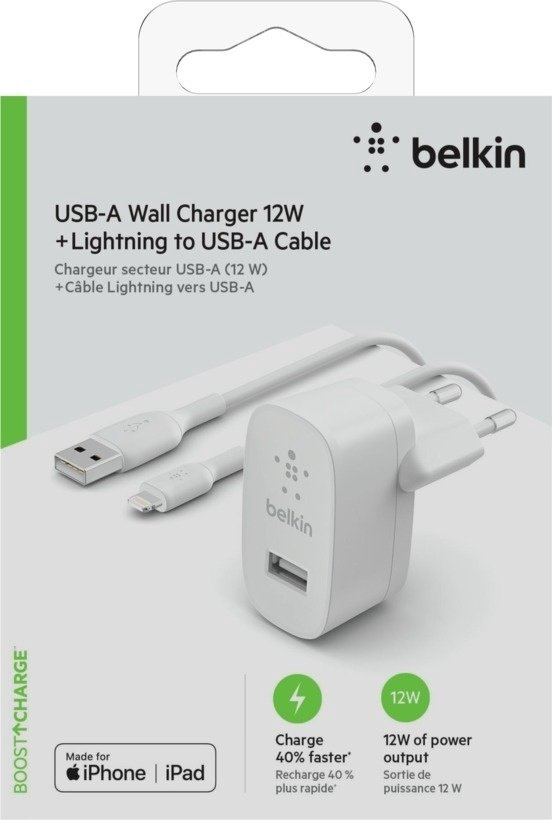 Зарядное устройство Belkin WCA002VF1MWH 12W белый купить,NaN