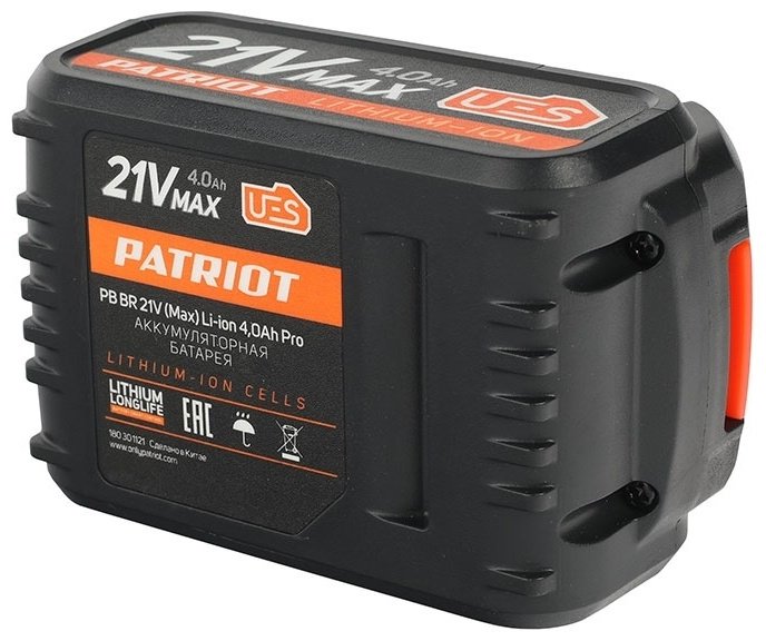 Аккумулятор Patriot АКБ PB BR 21V Max Li-ion 4.0Ah UES - ForteMarket Аккумулятор Patriot АКБ PB BR 21V Max Li-ion 4.0Ah UES купить,0
