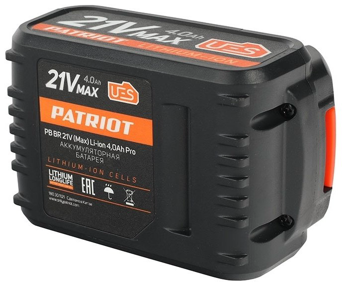 Аккумулятор Patriot АКБ PB BR 21V Max Li-ion 4.0Ah UES купить,NaN