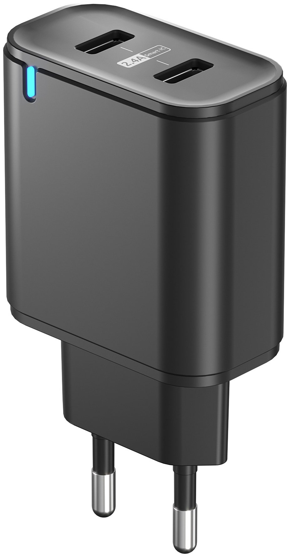 Зарядное устройство OLMIO Smart IC 2.4A черный