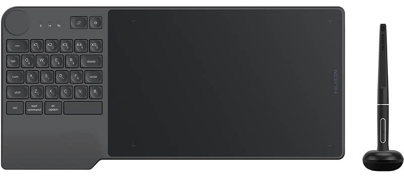 Графический планшет HUION Inspiroy Keydial KD200