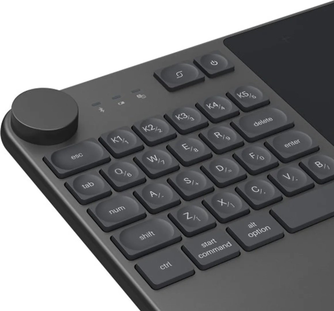 Графический планшет HUION Inspiroy Keydial KD200 - ForteMarket Графический планшет HUION Inspiroy Keydial KD200 купить,0