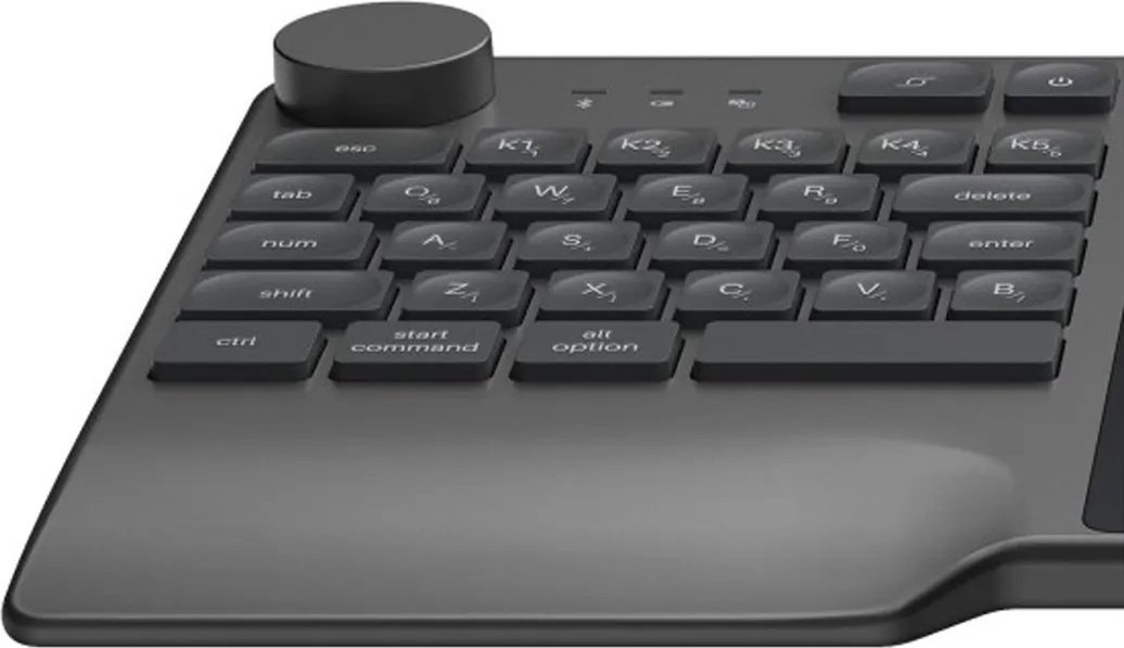 Графический планшет HUION Inspiroy Keydial KD200 - ForteMarket Графический планшет HUION Inspiroy Keydial KD200 купить,0