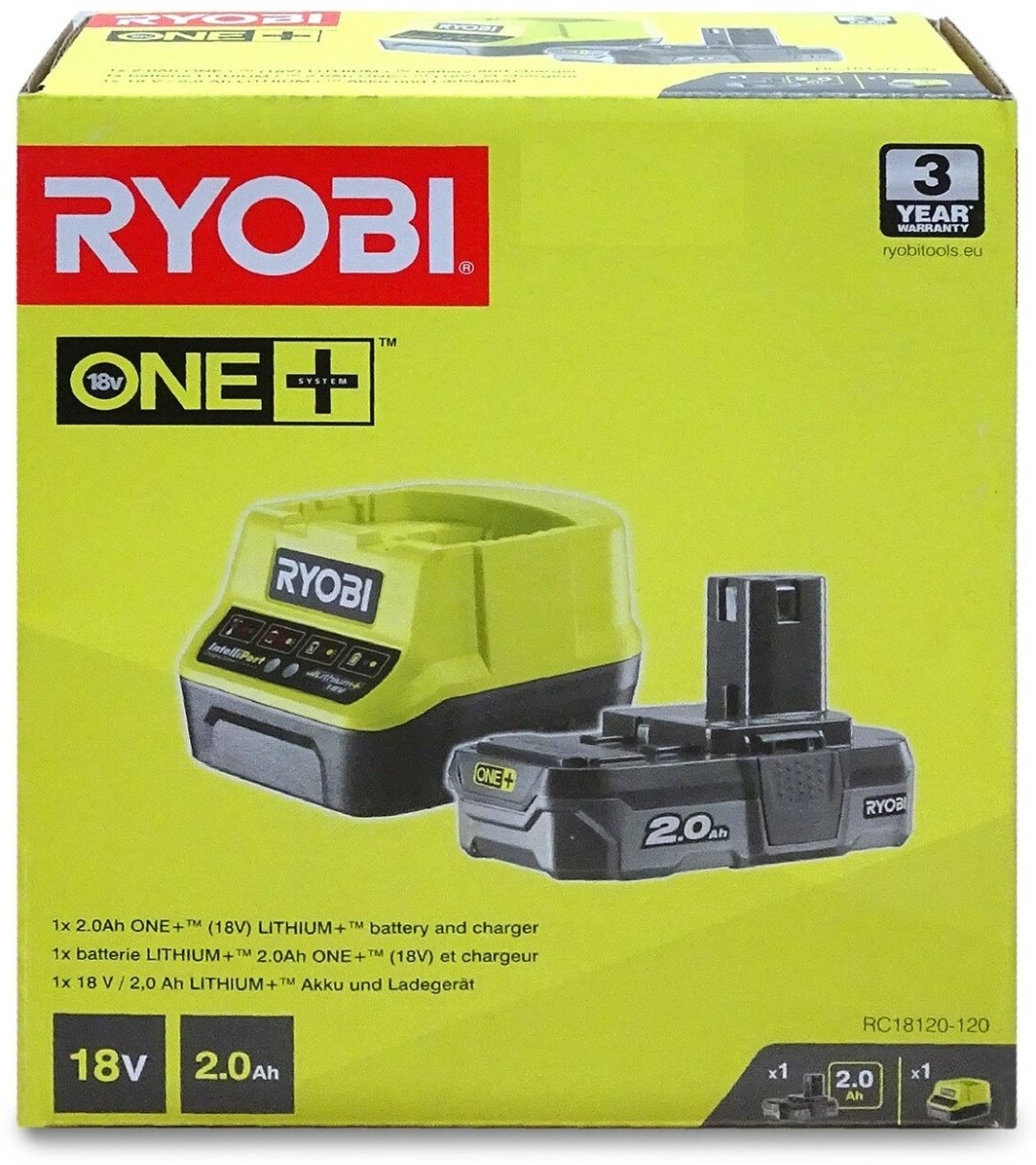 Аккумулятор RYOBI RC18120-120C 5133005090 Li-Ion 2 Ач 1 шт - ForteMarket Аккумулятор RYOBI RC18120-120C 5133005090 Li-Ion 2 Ач 1 шт купить,0