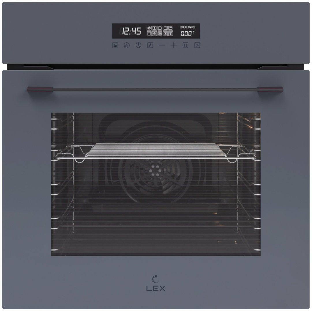 Духовой шкаф LEX EDS 100 GR серый