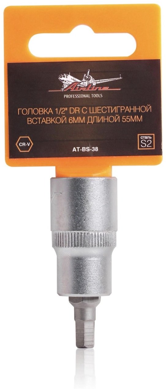 AIRLINE торцевая головка 1/2 AT-BS-38 1 шт купить,NaN