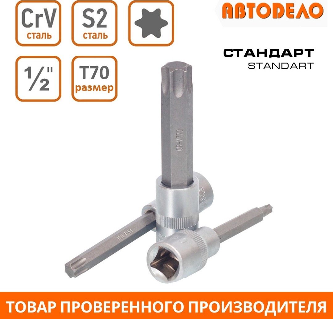 АВТОDЕЛО торцевая головка 1/2 39670 1 шт