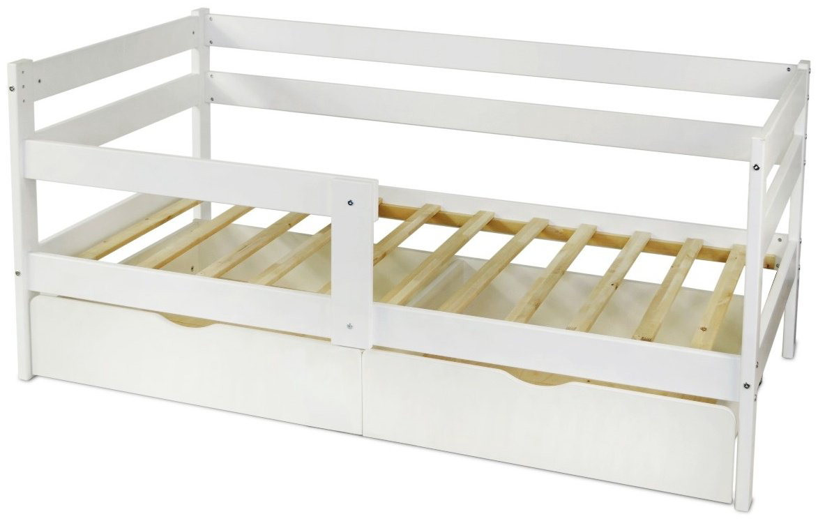 Кровать детская Tomix Sindy KPD-4-1 165х85х90см белый купить,NaN