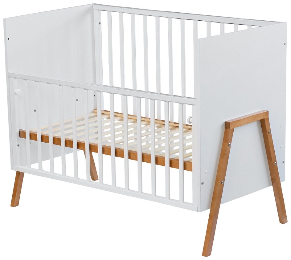 Кровать для новорожденных Pituso Selin J-512, 60x120 см, белый купить,0