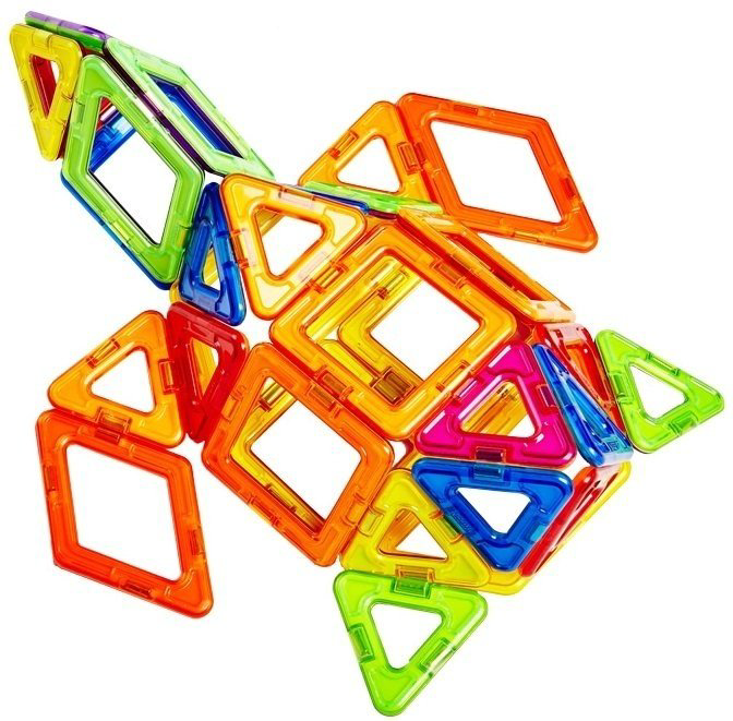 Конструктор Magplayer Магнитный конструктор, деталей 45 шт купить,NaN