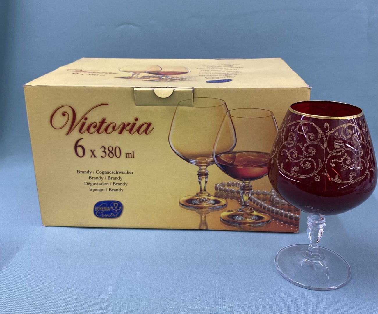 Набор бокалов Bohemia Crystal 380 мл, стекло, 6 шт