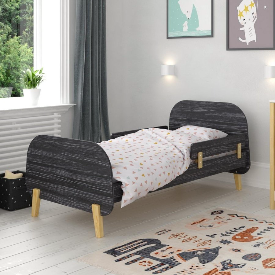 Детская кровать Атон Baby Master Erika БП-00003577, графит купить,NaN