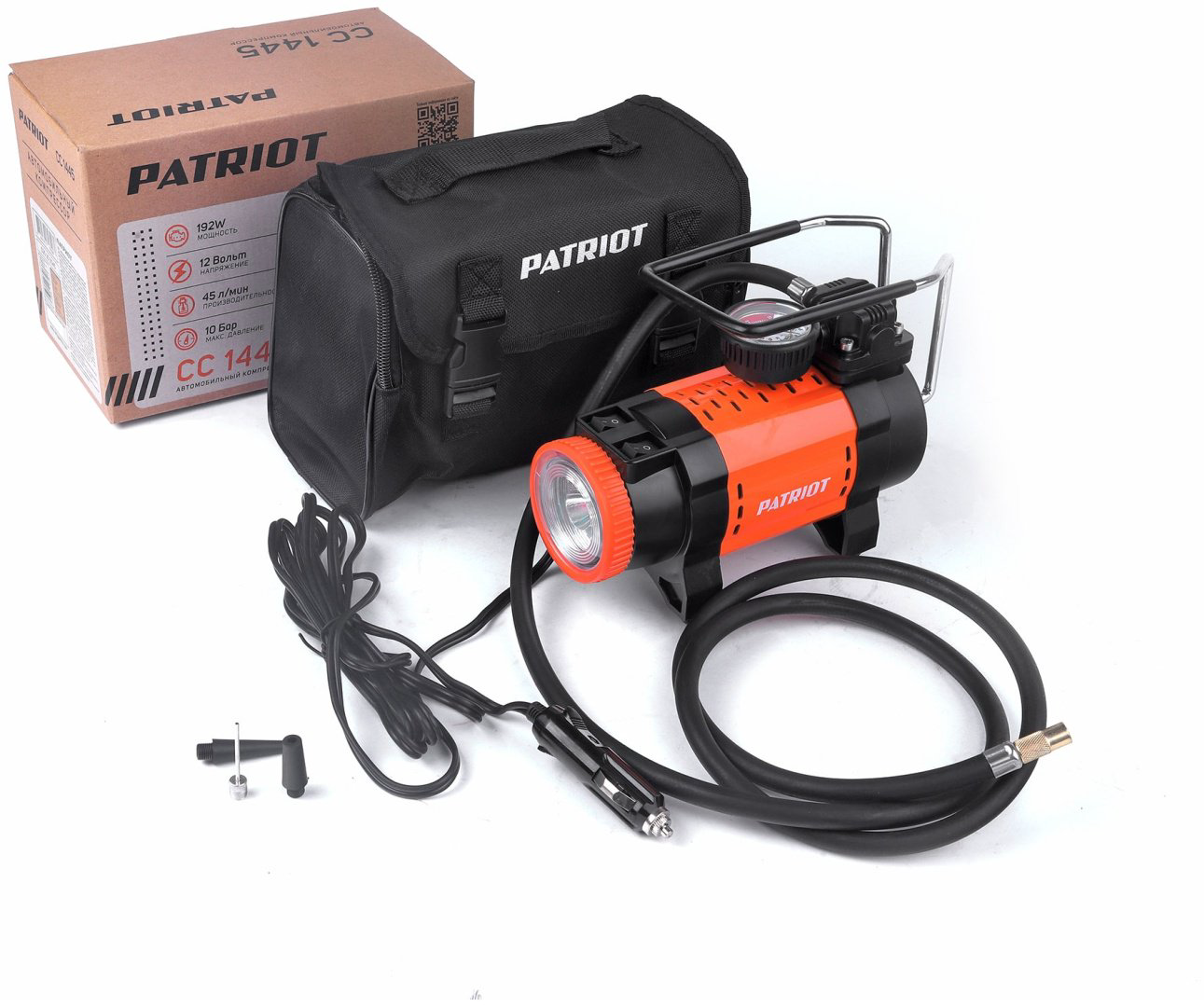 Автокомпрессор Patriot поршневый CC 1445 купить,NaN