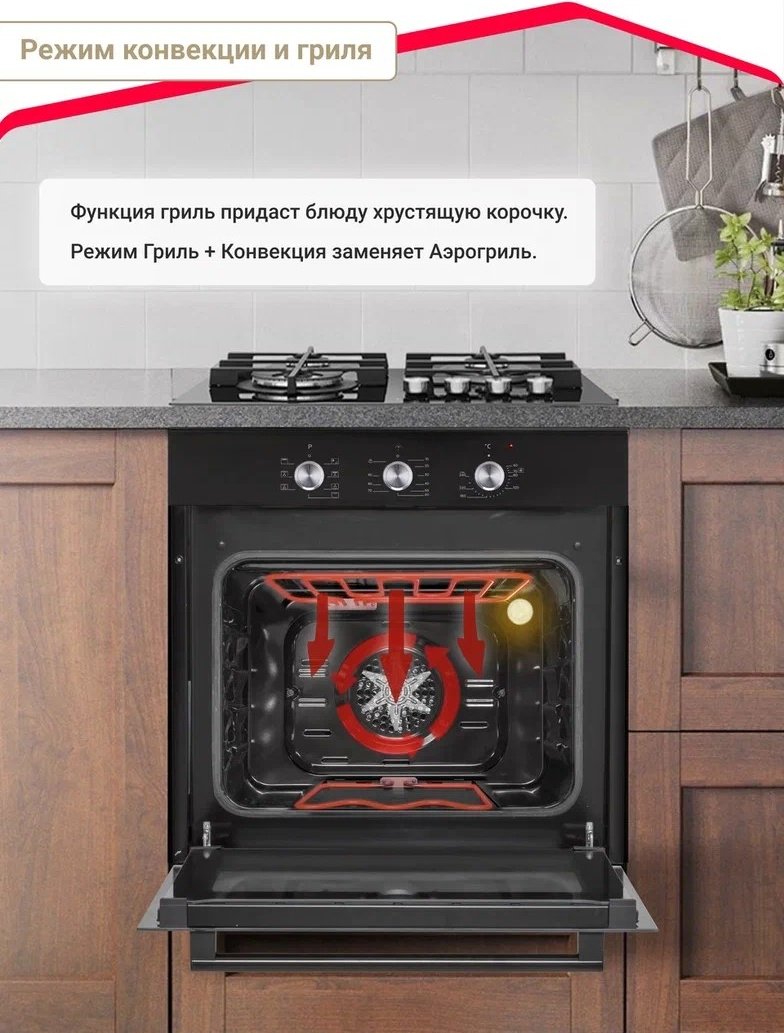 Духовой шкаф Simfer B6EB19071 черный купить,0