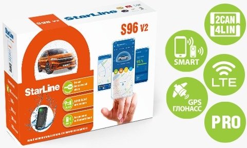 Автосигнализация Автосигнализация StarLine S96 v2 LTE GPS PRO