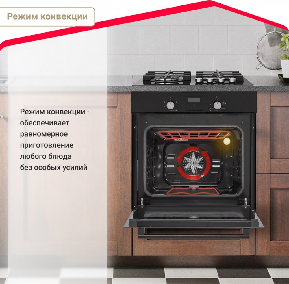 Духовой шкаф Simfer B6EB56016 черный купить,0