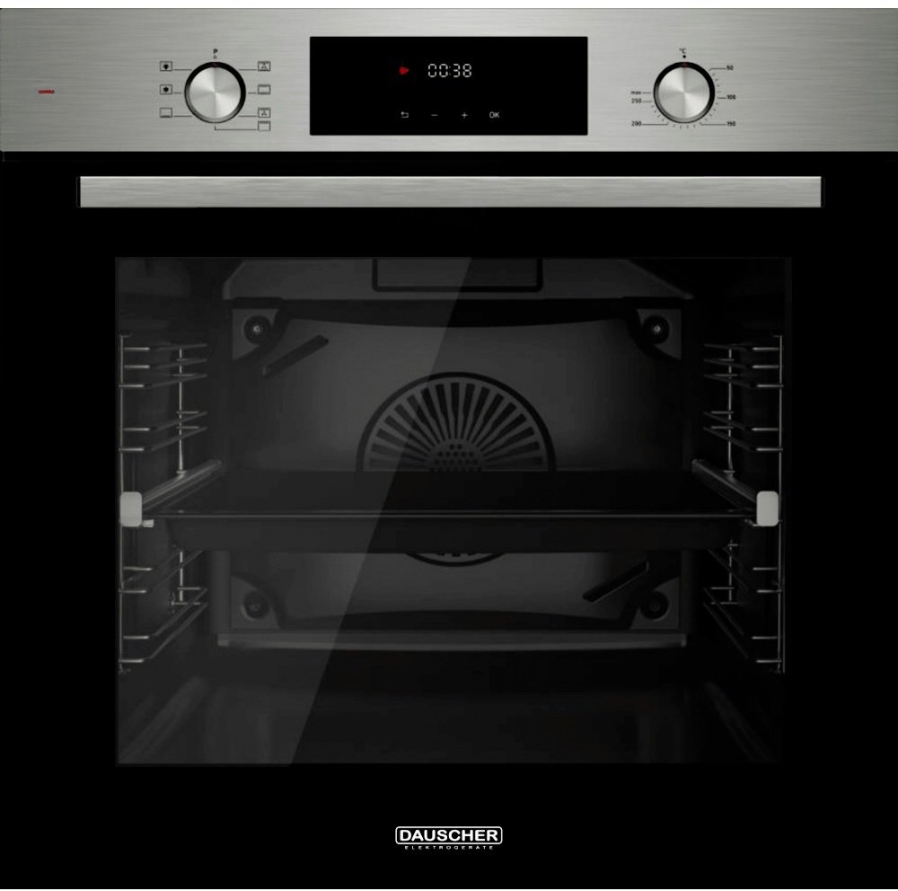 Духовой шкаф DAUSCHER BO13-FTSS-TURBO серебристый