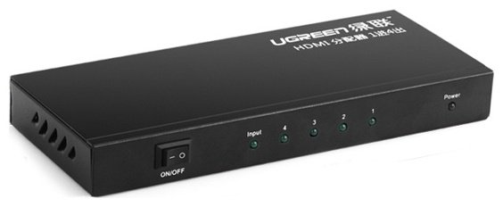 Ugreen HDMI 4x1 40202 черный