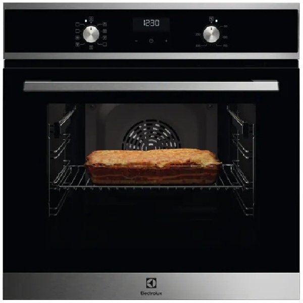 Духовой шкаф Electrolux EOF5C50BX серебристый, черный