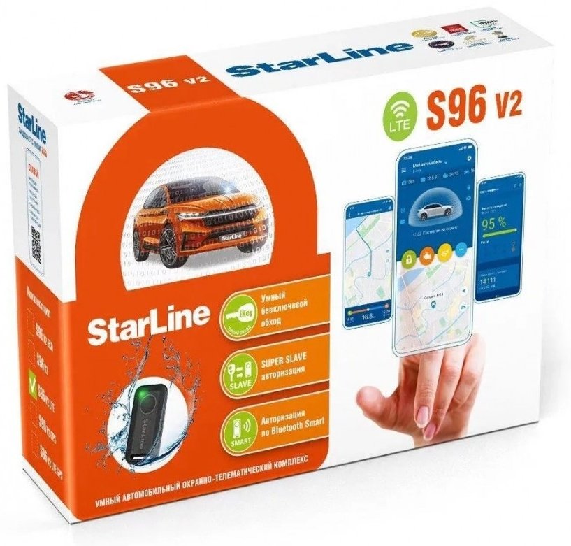 Автосигнализация StarLine S96 V2 LTE с обратной связью