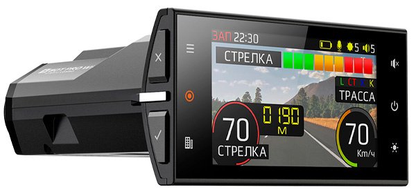 Видеорегистратор SilverStone F-1 Hybrid S-Bot Pro Wi-Fi черный