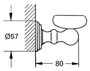 Grohe держатель Sinfonia 40043IG0 1 шт, металл