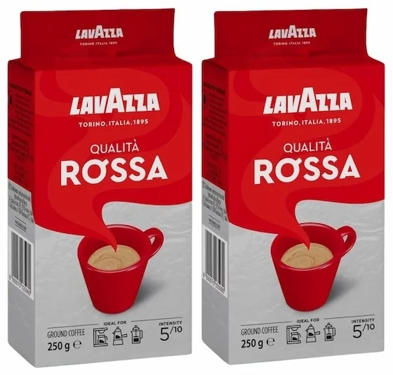 Кофе молотый Lavazza Qualita Rossa 250гр 2уп купить,NaN