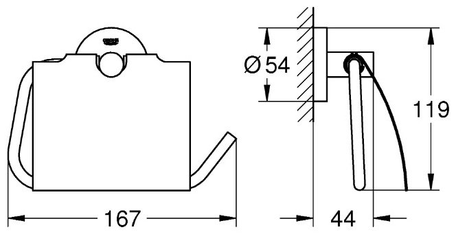 Grohe держатель 40367gl1 1 шт, металл купить,NaN