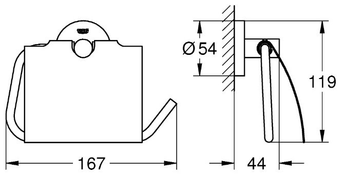 Grohe держатель 40367gl1 1 шт, металл купить,NaN