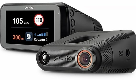 Видеорегистратор Mio MiVue D82 Combo черный