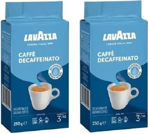 Кофе молотый Lavazza Caffe Decaffeinato 250гр 2уп купить,NaN