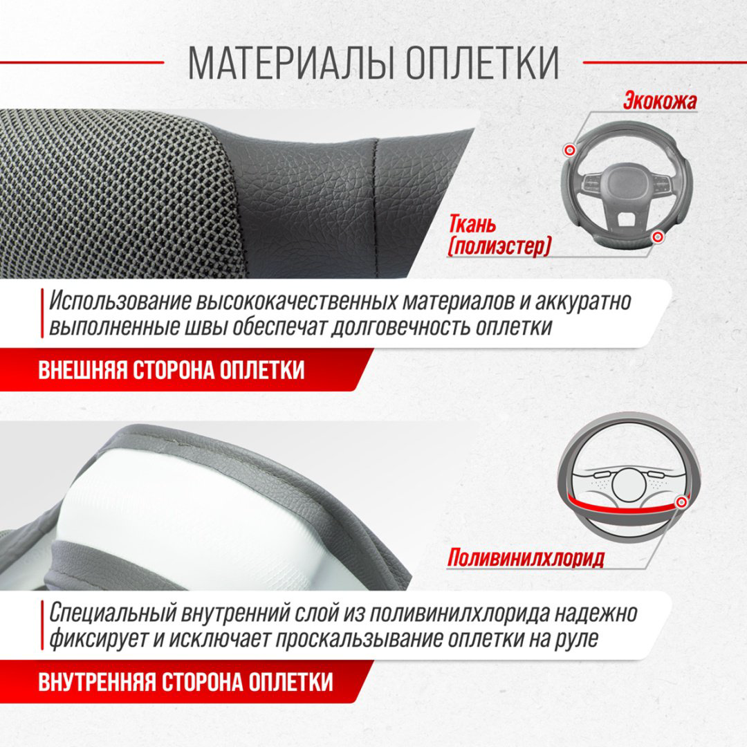 Skyway оплетка S01102384 SKYWAY 37-39 см M серый купить,7090