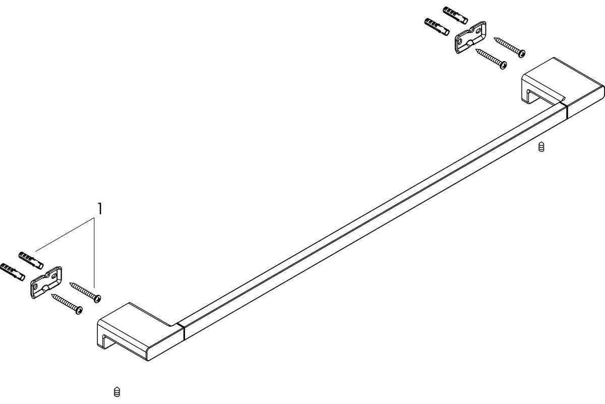 HansGrohe держатель ADDSTORIS 1 шт, металл