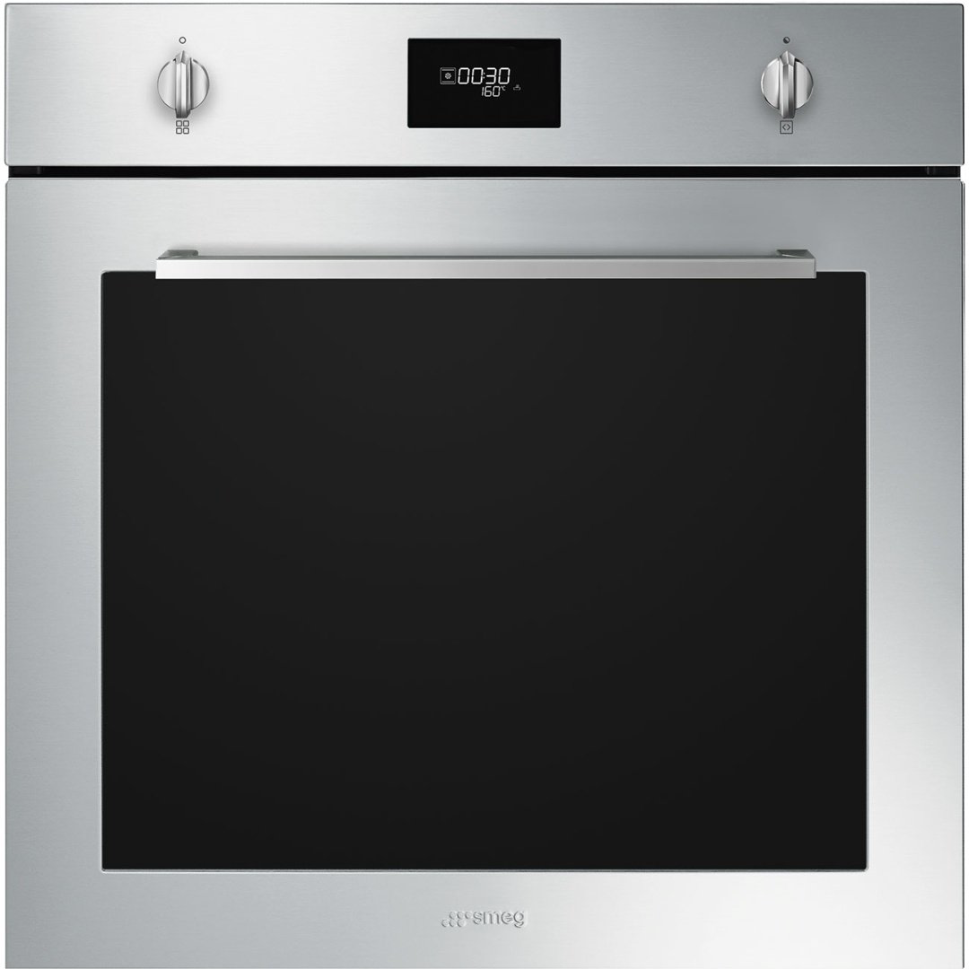 Духовой шкаф Smeg SFP6401TVX1 серебристый купить,NaN