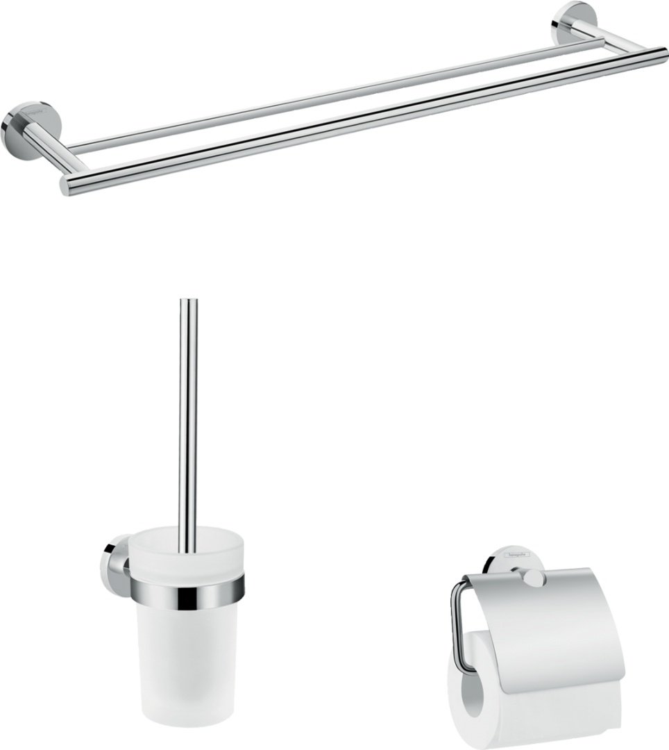 HansGrohe набор держателей Logis Set niversal HG41727000 3 шт, металл купить,function inputValueFn(){if((0,signal2.mK)(node),node.value===REQUIRED_UNSET_VALUE)throw new root_effect_scheduler.buA(-950,null);return node.value}