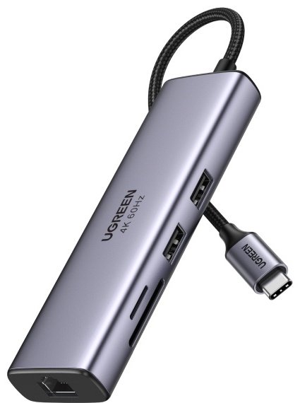 Док-станция Ugreen CM512 серый купить,NaN