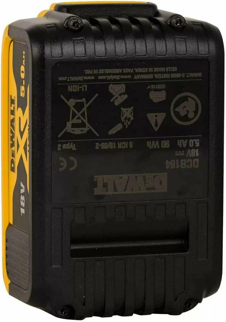 Аккумулятор DeWALT DCB184P3-XJ Li-Ion 5 Ач 3 шт - ForteMarket Аккумулятор DeWALT DCB184P3-XJ Li-Ion 5 Ач 3 шт купить,0