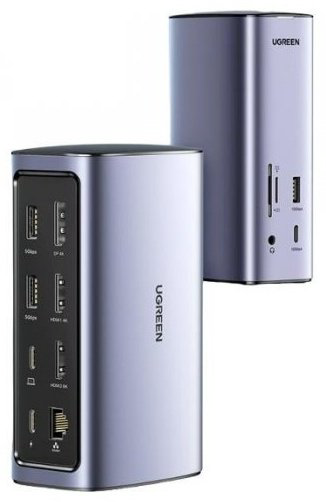 Док-станция Ugreen CM555 серый