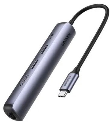 Док-станция UGREEN CM418 серый