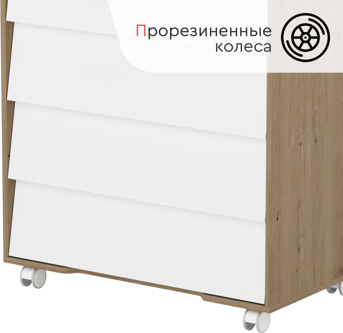 Детский комод TOMIX УТS00027606, 83x45x94 см, белый - ForteMarket Детский комод TOMIX УТS00027606, 83x45x94 см, белый купить,0