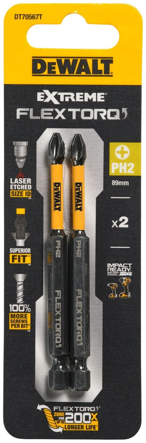 DeWALT набор бит DT70567T-QZ 2 шт купить,1740