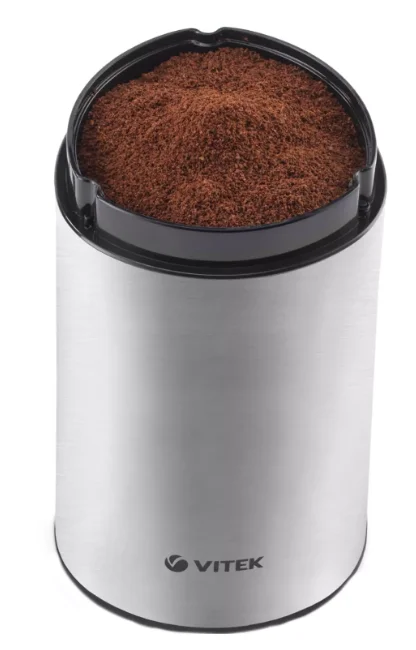 Кофемолка Vitek VT-1544 серебристая купить,NaN