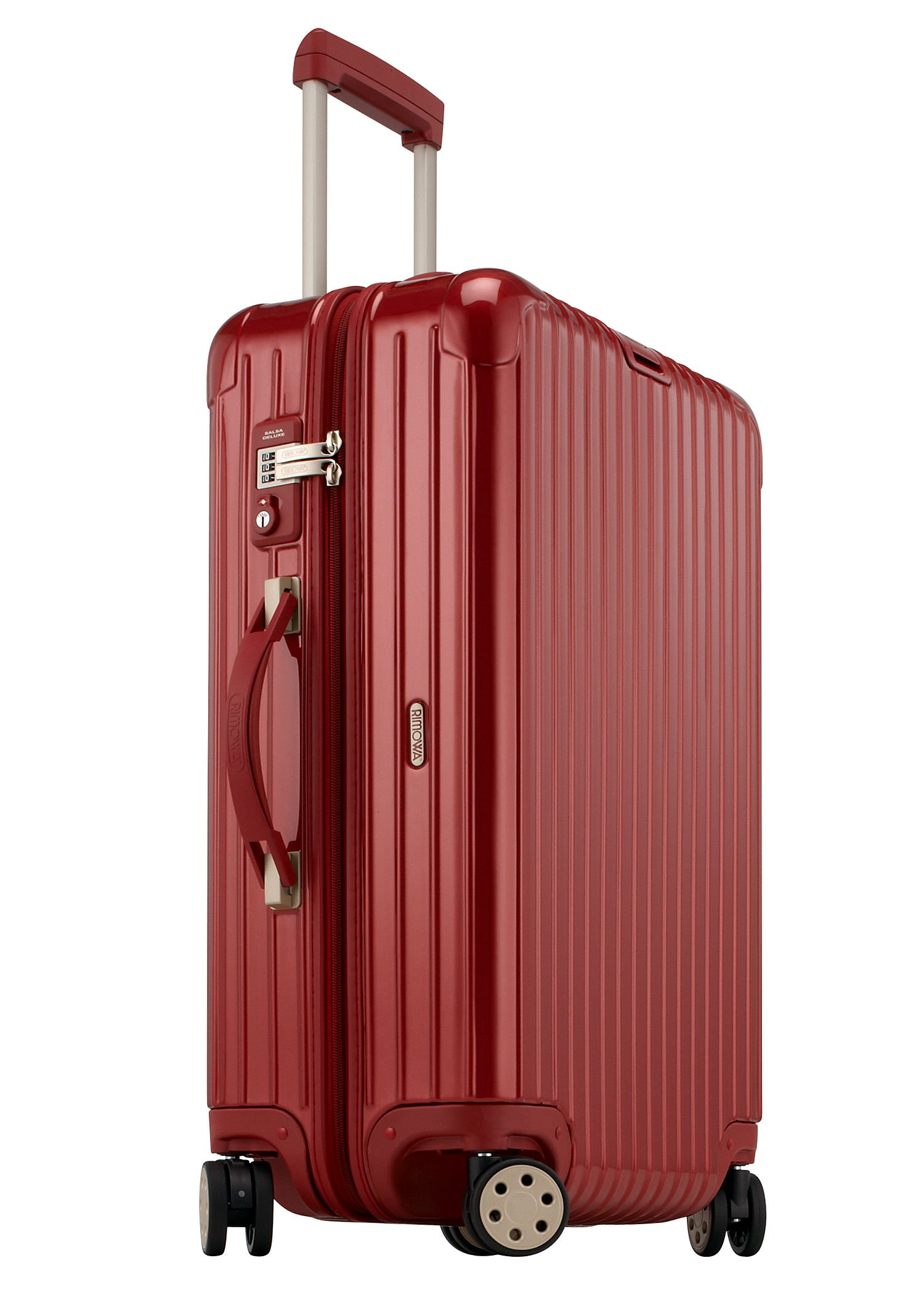 Чемодан Rimowa Salsa Deluxe Multiwheel 8306353401 бордовый купить,NaN