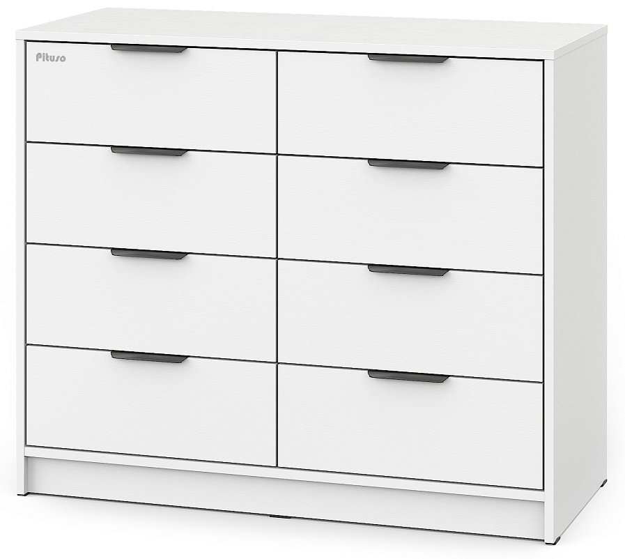 Детский комод Pituso Kids Optimum, 100.1x46.2x84.3 см, белый купить,0