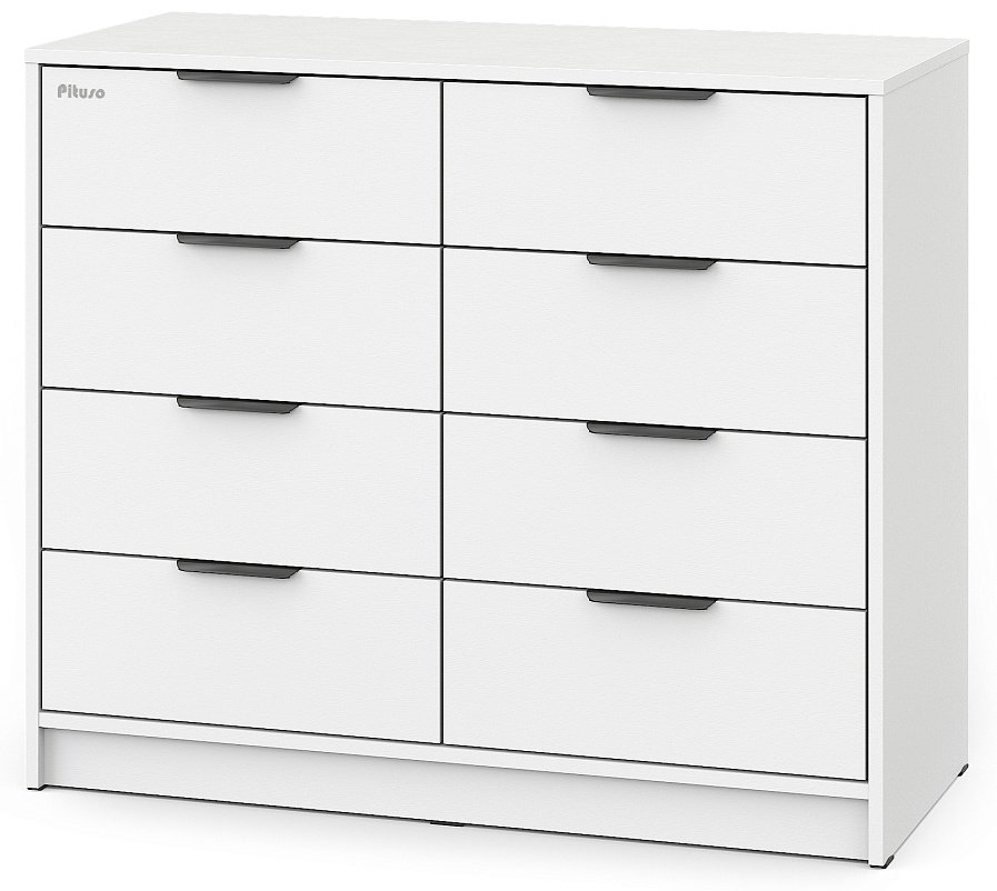 Детский комод Pituso Kids Optimum, 100.1x46.2x84.3 см, белый купить,NaN