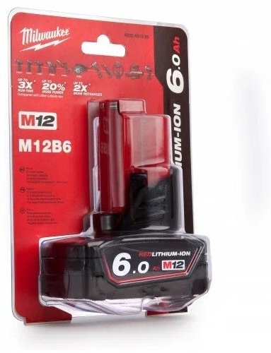 Аккумулятор Milwaukee 4932451395 Li-Ion 6 Ач 1 шт - ForteMarket Аккумулятор Milwaukee 4932451395 Li-Ion 6 Ач 1 шт купить,0